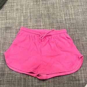 Edikted Fuchsia Athletic Shorts